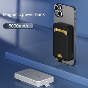 Nouveau Produit 2026 <span class=keywords><strong>Populaire</strong></span> OEM Personnalisé Cadeau Power Bank 5000mAh Batterie Accessoire Téléphone Portable avec Porte-Cartes - Product Image 2