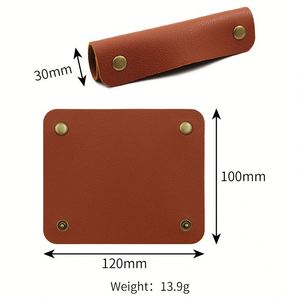 Housse en cuir PU grainé personnalisable, antidérapante, isolante thermiquement, avec texture litchi, pour protection de poignée – Vente en gros - Product Image 2