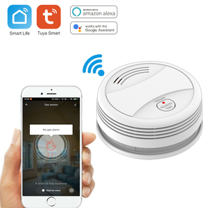 <span class=keywords><strong>Détecteur</strong></span> <span class=keywords><strong>de</strong></span> <span class=keywords><strong>fumée</strong></span> WiFi certifié PGST CE/ROHS/FCC EN14604, alimentation CC 9V, écran LCD, capteur photoélectrique, détection <span class=keywords><strong>de</strong></span> <span class=keywords><strong>fumée</strong></span> - Product Image 1