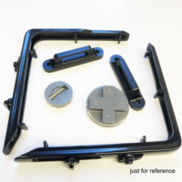Service de moulage par injection plastique ODM pour imprimante 3D PPO et ABS UHMWPE grandes pièces d'injection avec processus de coupe