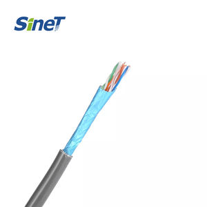 <span class=keywords><strong>SINET</strong></span> B Series FTP Cat5e 24AWG Escudo de cable de red de alta calidad Precio competitivo Chaqueta de PVC de 305m Conductor de cobre desnudo - Product Image 5
