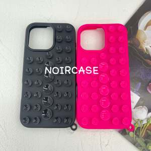 Funda de teléfono de color sólido para iPhone 16 Pro Max-Diseño de succión múltiple, se adhiere a áreas suaves, Gym Live, Girls' - Product Image 3