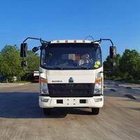 Camion à ordures compacteur Howo 5 tonnes, camion de collecte des déchets, camion de ramassage des déchets