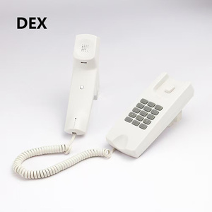 Đối với khách sạn nhà văn phòng Trắng điện thoại Wall Mount Analog Điện thoại cố định Analog trả lời điện thoại - Product Image 1