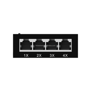 Convertisseur de média optique 10/100 Mbps 2 SC 4 RJ45, commutateur Ethernet fibre optique FTTH pour caméra CCTV, convertisseur de média monomode - Product Image 5