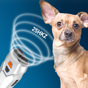 Repelente Ultrasónico de Ladridos para Perros con <span class=keywords><strong>2</strong></span> Modos, Dispositivo Electrónico Portátil de Entrenamiento para Mascotas con Luz LED - Product Image 6