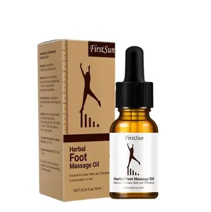 Huile de Massage pour les pieds pour gagner de la hauteur, 120 ml, produit de soins herbes, croissance des os