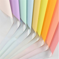 Papier d'emballage pour bouquet de fleurs Usee Wrap, imperméable, écologique, film iridescent bicolore, emballage cadeau pour bouquet, emballage laser