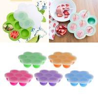Récipient en silicone personnalisable pour aliments pour bébés Plateau de congélation multifonctionnel pour le stockage des fruits et du lait maternel pour nourrissons avec logo