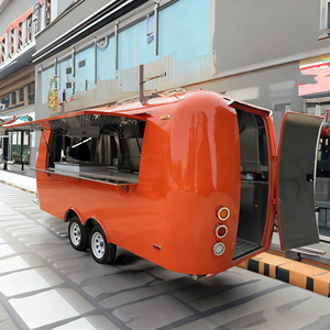 Multifunctional Stainless Steel & Aluminum Food Trailer Mobile for for Ice Cream Candy Chips Commercial Use - Product Image 1