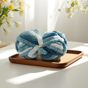 Tricot Coton Biologique Chenille Chunky Shues Stock <span class=keywords><strong>Lot</strong></span> Chenille Vert Chunky 3cm Coton Crochet Set Bras Fil À Tricoter - Product Image 6