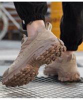 Chaussures de sécurité pour hommes en daim isolées pour l'été, respirantes, résistantes aux chocs, avec embout en acier, pour électriciens
