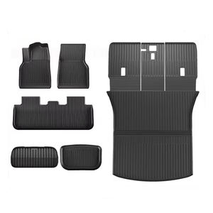 Tapis de sol de voiture en TPE 3D épais, résistant à l'usure et imperméable, et tapis de coffre dédiés pour <span class=keywords><strong>Tesla</strong></span> Model (vente en gros) - Product Image 1