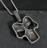 2024 personnalité tendance Punk Punisher vintage pendentif hommes collier bonne vente DMP 081