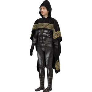 ชุดคอสเพลย์ฮาโลวีน supervillain <span class=keywords><strong>shazam</strong></span> สีดำ ADAM ผู้ใหญ่เด็ก - Product Image 4