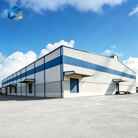 Edificio Prefabricado de Acero Galvanizado con Estructura de Acero de Color Personalizado para Uso Industrial/Comercial, Taller de Acero, Acero Sólido