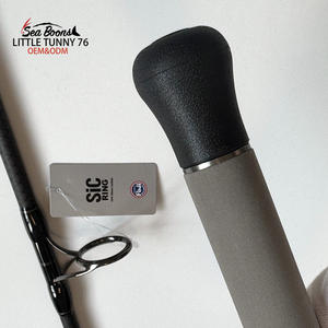 Canne à pêche spinning Fuji haute qualité, carbone haute performance, 2 brins, 7'6" (228 cm), 20-70g, pour la pêche au <span class=keywords><strong>petit</strong></span> <span class=keywords><strong>thon</strong></span> en eau salée. - Product Image 5