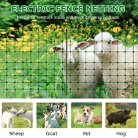 Schapennet Groen Elektrisch Gaashekwerk voor Schapen Geiten Varkens en Honden Elektrisch Gaashekwerk Elektrisch Hekwerknet