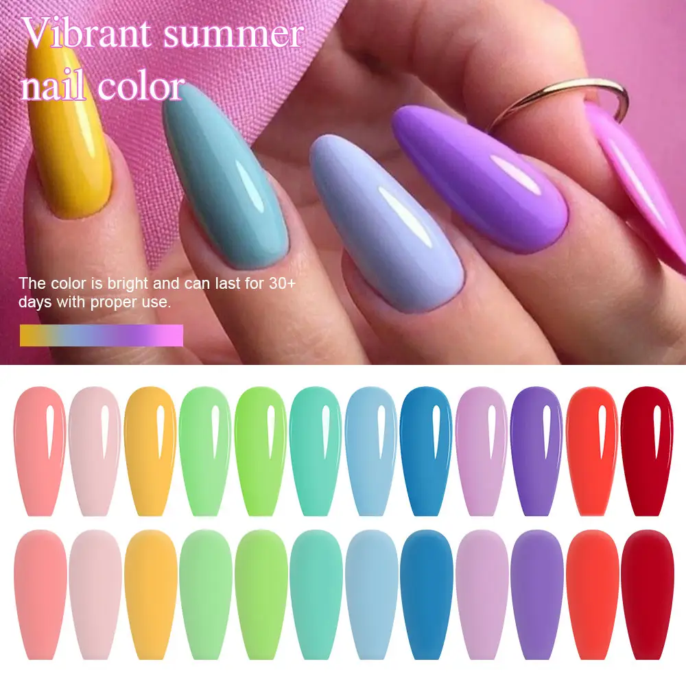 Robifel Private Label Summer Nail Art 30 Colors Salon UV Gel Polish Set