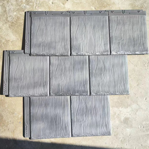 Carreaux de <span class=keywords><strong>toiture</strong></span> en <span class=keywords><strong>ardoise</strong></span> noire imperméable naturelle au design moderne de type uni pour maisons de villa avec éclairage élégant - Product Image 1