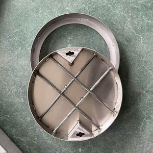 원래 공장 맞춤형 304 및 316 스테인레스 스틸 보이지 않는 맨홀 커버 공공 사용 - Product Image 6