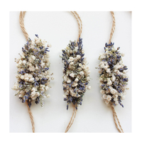 Corsage Pergelangan Tangan Gypsophila Kering Warna Kustom Buatan Tangan Bunga Babysbreath untuk Pernikahan Pengiring Pengantin Dekorasi Pesta Pernikahan Aksesoris