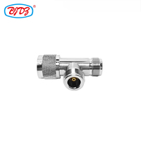 Fabricant T Type 3 voies T splitter Connecteur Tee N Type Fiche mâle vers double N femelle Jack tee connecteur RF Coax Coaxial Adaptateur