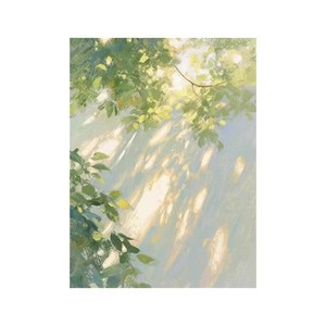Light And Shadow <b>Plant</b> Oil Canvas Decorative Painting Rectangle White <b>Frame</b> Landscape <b>Plants</b> And Flowers Inkjet Printing - Product Image 3