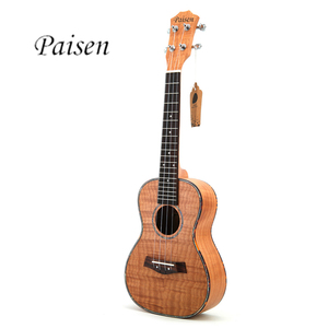 Paisen Hawaii 23 pulgadas instrumento Musical pequeña guitarra cuerpo sólido concierto comprar Ukulele de una sola pieza - Product Image 1