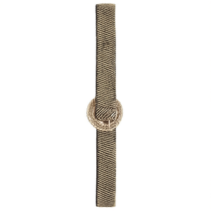 Ceinture en herbe synthétique PP avec boucle métallique tressée ronde de 5 cm - Product Image 1