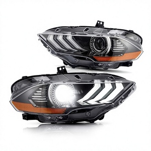 VLAND LED-Scheinwerfer Kompatibel mit Mustang <span class=keywords><strong>2018</strong></span> 2019 2020 Frontlampen-Set Doppelstrahler Fahrer+Beifahrer - Product Image 1
