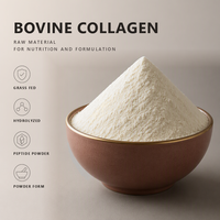 Poudre de peptides de collagène bovin hydrolysé 100% pur, produit de beauté de haute qualité pour femmes, avec des bienfaits pour la croissance des cheveux et antioxydants