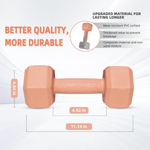 High Quality Rubber & Cast Iron <b>Dumbbells</b> for Space-Saving Weight Training and Arm Workout - Product Image 3