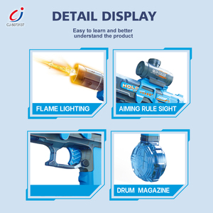 Pistolet à eau électrique en plastique Chengji Explosions Fire Small Ice Mouse, jouet pour l'été, divertissement en plein air, pistolet à eau électronique haute vitesse - Product Image 3