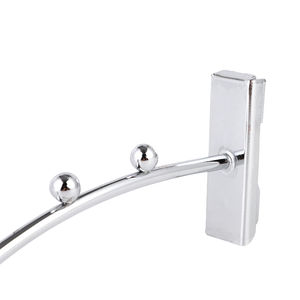 Chất lượng cao Trung Quốc làm dây kim loại quần áo móc rãnh kênh Wall Mount móc hiển thị cho quần áo - Product Image 4