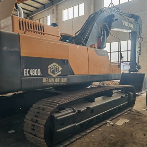Excavatrice Volvo EC480 d'origine, 48 tonnes, d'occasion, pour travaux lourds, mines et carrières, grande capacité de terrassement, haute performance. - Product Image 1
