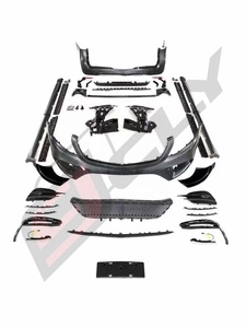 Kit carrozzeria originali per Mercedes classe V Vito BARBS di aggiornamento paraurti anteriori posteriori per <span class=keywords><strong>auto</strong></span> con griglia diffusore posteriore con punte gonna laterale - Product Image 4