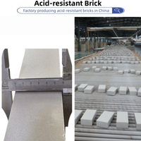 Brique résistante aux acides, brique de protection chimique résistante aux acides et aux alcalis, revêtement de sol anti-corrosion pour usines chimiques