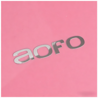 Étiquette adhésive en or de luxe personnalisée, autocollant métallique, imperméable, gaufrage 3D, logo métallique