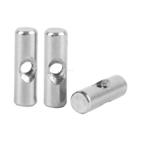 Écrou de raccordement en acier inoxydable SS304 SS316 A2-70 A4-80 18-8, écrou à fente, écrou traversant, écrou de connexion, écrou barillet