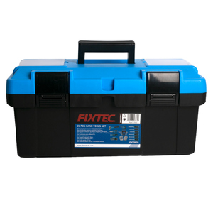 Ensemble d'outils à main FIXTEC 26 pièces, outils d'atelier et de <span class=keywords><strong>bricolage</strong></span> avec boîte à outils en plastique robuste de 17 pouces - Product Image 6