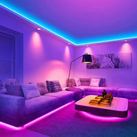 Bande LED intelligente YHLED SK6812 WS2812B RGBW adressable, étanche IP20, avec contrôle Wi-Fi/application et télécommande