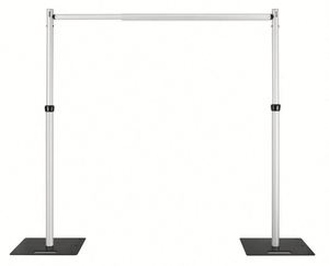 Heavy-Duty Adjustable Backdrop <b>Stand</b> with Steel Base | Sturdy Support for Grass Walls, Flower Walls, Photography & Events - Product Image 1