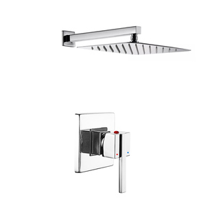 Bathroom Concealed Chrome <strong>Plate</strong> One Function Mixer Valve Hidden <strong>Shower</strong> Valves - Product Image 5