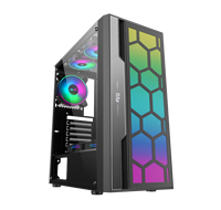SAMA vente en gros boîtier pour PC de jeu de bureau tour moyenne armoire ARGB bande fantastique étui ATX