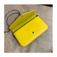 Sac à main de soirée élégant de qualité supérieure pour femmes en cuir de crocodile véritable avec bandoulière DICHLE, fermeture magnétique légère