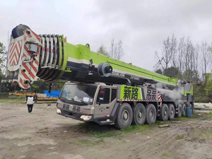 Grue sur camion d'occasion Zoomlion 500 tonnes, équipement de construction, grue d'occasion à vendre, configuration complète avec bras auxiliaire, en bon état - Product Image 3