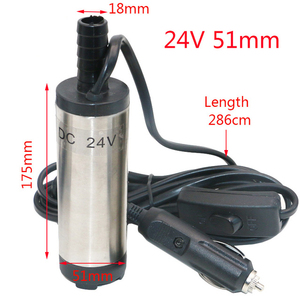 12V / <span class=keywords><strong>24v</strong></span> DC Diesel carburant <span class=keywords><strong>eau</strong></span> huile voiture <span class=keywords><strong>Camping</strong></span> pêche <span class=keywords><strong>pompe</strong></span> de transfert Submersible vente en gros 51mm - Product Image 3