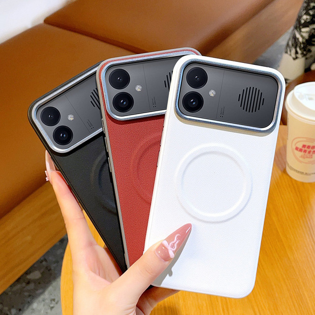 Premium Shockproof Hard Silicone PU Leather Magnetic Mobile Phone Case for Redmi K90 Pro Max POCO F8 F7 Ultra K80 Pro