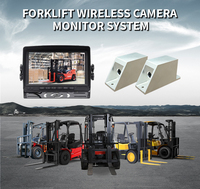 Kit de caméra de surveillance sans fil LSZ pour chariot élévateur, moniteur AHD, moniteur MDVR, caméra avant avec écran 7 pouces IP 67 étanche, caméra arrière de voiture
